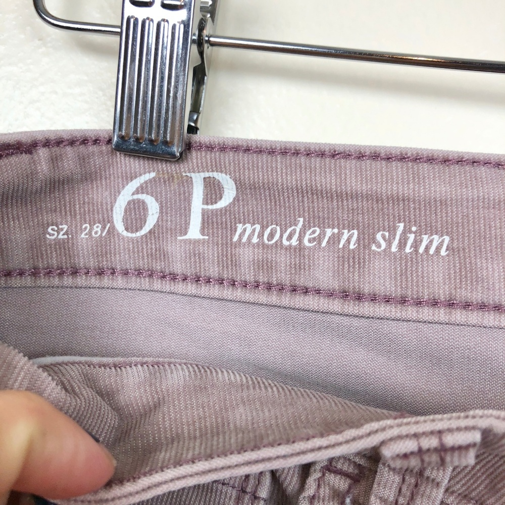 LOFT Modern Slim Corduroy Pants Size 28/6 Petite - Picture 4 of 7